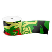 Ruban En Satin Fissures afrocentriques (Bobine)