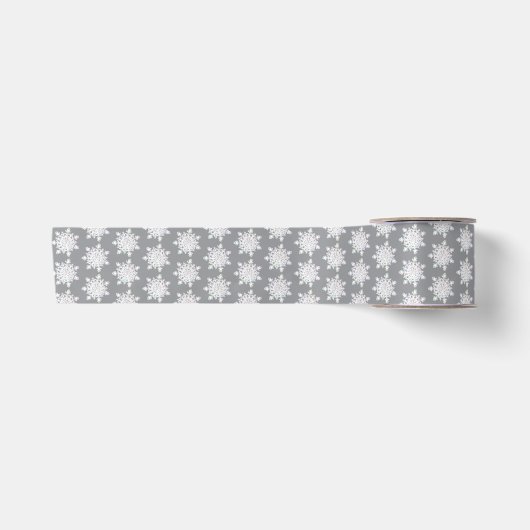 Ruban En Satin Flacon de neige bleu glace (Devant)