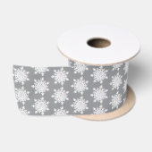 Ruban En Satin Flacon de neige bleu glace (Bobine)