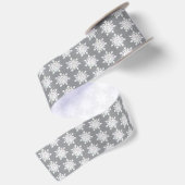 Ruban En Satin Flacon de neige bleu glace (Dos)