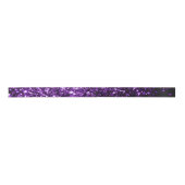 Ruban En Satin Flamme de parties scintillant foncé violet brillan (Devant)