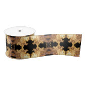 Ruban En Satin Flammes chaudes blanches (Bobine)