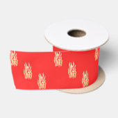 Ruban En Satin Flammes de feu (Bobine)