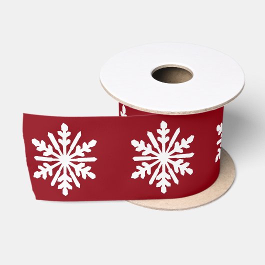 Ruban En Satin Flèche de neige (Bobine)