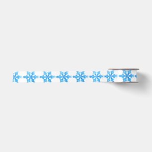 Ruban En Satin Flèche de neige Blue Winter