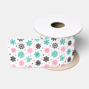Ruban En Satin Flèches de neige rétro