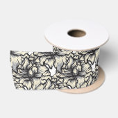 Ruban En Satin fleur baroque foncée (Bobine)