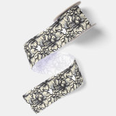 Ruban En Satin fleur baroque foncée (Dos)