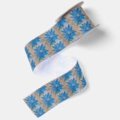 Ruban En Satin Fleur bleue (Dos)