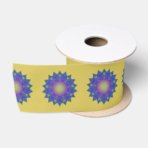 Ruban En Satin Fleur De Vie - Mandala Indien 3