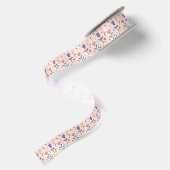 Ruban En Satin Fleur Sauvage Pastel (Dos)