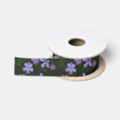 Ruban En Satin Fleur sauvage rose (Bobine)