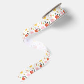 Ruban En Satin Fleurs à l'aquarelle (Dos)