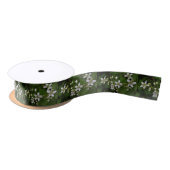 Ruban En Satin Fleurs de Blackberry (Bobine)