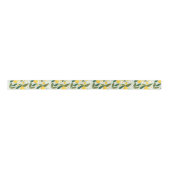 Ruban En Satin Fleurs de citron vert (Devant)