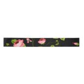 Ruban En Satin Fleurs Motif 18 (Devant)