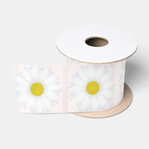 Ruban En Satin Fleurs Roses, Fleurs Faisées Faisées Un