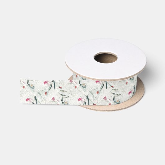 Ruban En Satin Floral Bits Shabby Chic (Bobine)