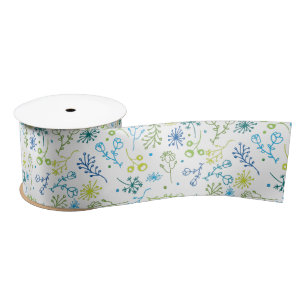 Ruban En Satin Flore à ressort
