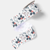 Ruban En Satin Flore hivernale (Dos)