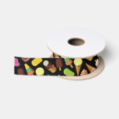 Ruban En Satin Fond de glace (Bobine)