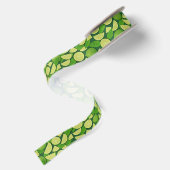 Ruban En Satin Fond vert citron (Dos)