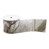 Ruban En Satin forêt hivernale (Bobine)
