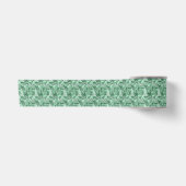 Ruban En Satin Formes géométriques motif vert abstrait (Devant)