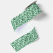 Ruban En Satin Formes géométriques motif vert abstrait (Dos)