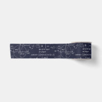 Formules mathématiques sur bleu foncé