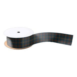 Ruban En Satin Fraser Chasse Tartan Plaid Motif