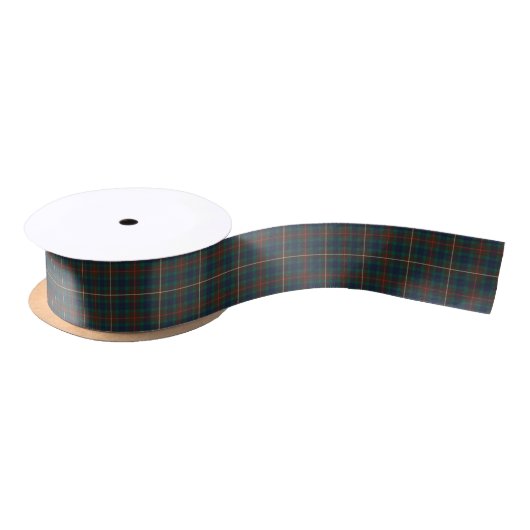 Ruban En Satin Fraser Chasse Tartan Plaid Motif (Bobine)