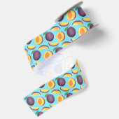 Ruban En Satin Fruits de prune (Dos)