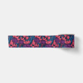 Ruban En Satin Fuchsia en bleu et violet (Devant)