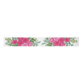 Ruban En Satin Fuchsia rose Mariage brillant (Devant)