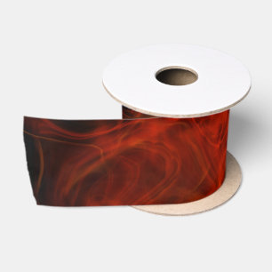 Ruban En Satin Fumée et flammes