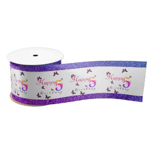 Ruban En Satin Fun Fluttant