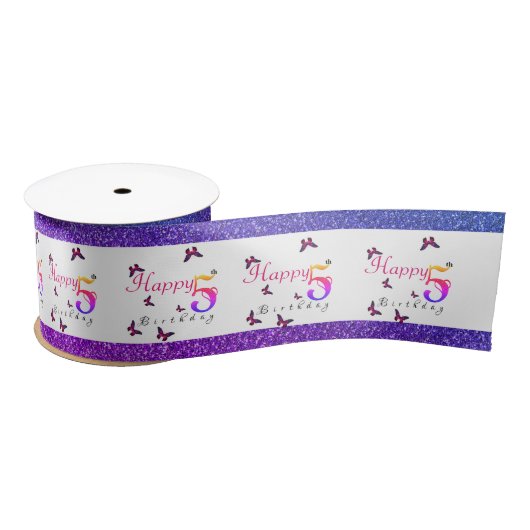 Ruban En Satin Fun Fluttant (Bobine)