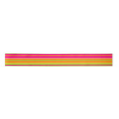 Ruban En Satin Fun Hot Pink, Lime Green et Deep Orange Stripes (Devant)