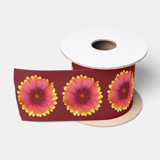 Ruban En Satin Gaillardia 1 (Bobine)