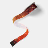 Ruban En Satin Galaxie tombée en feu (Dos)