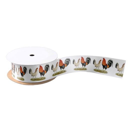 Ruban En Satin Gamefowl wheatens (Bobine)