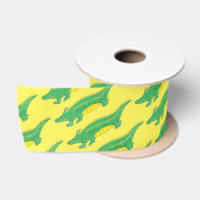 Gator vert jaune Alligator Crocodile Croc Animal