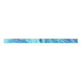 Ruban En Satin Geode turquoise (Devant)