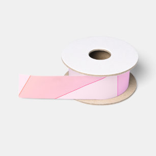 Ruban En Satin Géométrique rose
