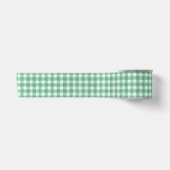 Ruban En Satin Gingham vert menthe (Devant)
