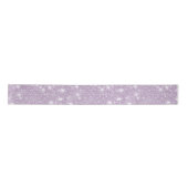 Ruban En Satin Girly Lavender Glitter Sparkle Birthday (Devant)