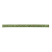 Ruban En Satin Gold Festin Chevron Motif sur Green (Devant)