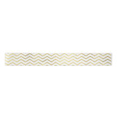 Ruban En Satin Gold Foil Chevron (Devant)