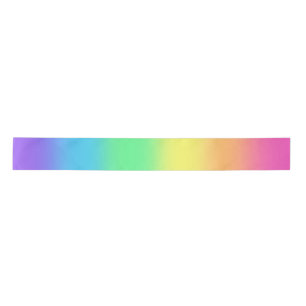 Ruban En Satin Gradient d'arc-en-ciel